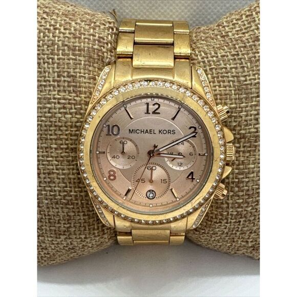 Michael Kors Blair MK5263 Women's Rose Gold-Tone Analog Dial Quartz Watch JNA735 - Picture 1 of 11